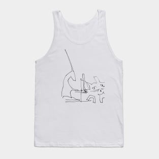 Transparent halloween antilope Tank Top